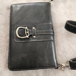 Etienne Aigner brown crossbody purse/wallet